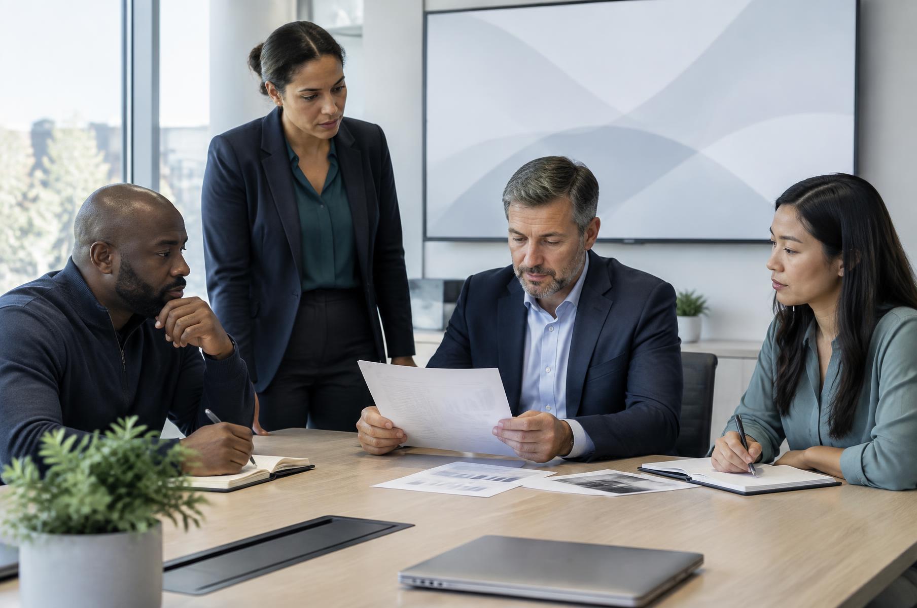 A security team reviews evidence before approving a response action.